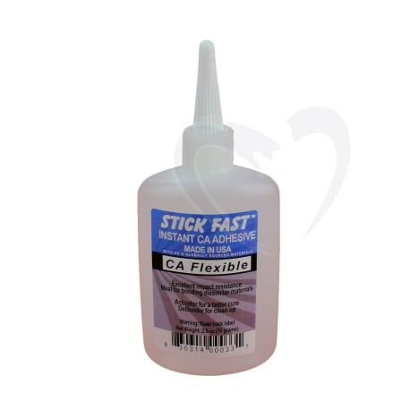 Stick Fast Clear Flexible CA Glue, 2.5 oz.