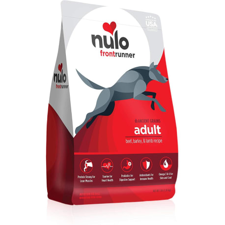 Nulo Frontrunner Protein Beef, Barley & Lamb Recipe Dry Adult Dog Food, 3 lb.