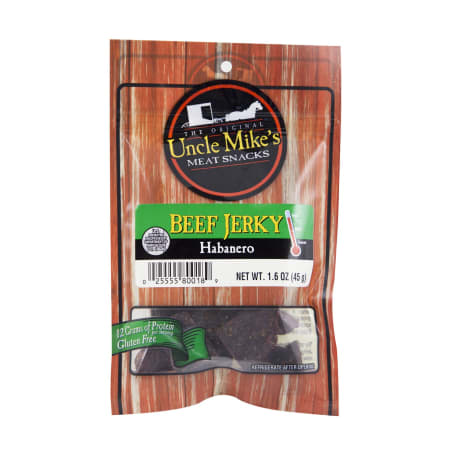 Uncle Mike's Habanero Beef Jerky, 1.6 oz.