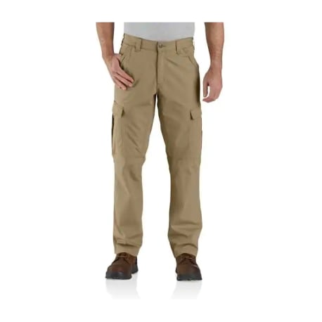 Carhartt Force Dark Khaki Relaxed Fit Ripstop Cargo Pant, 38x30