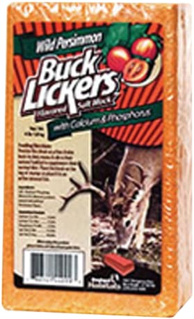 Evolved Buck Lickers Persimmon Flavored Mineral Block, 4 lb.