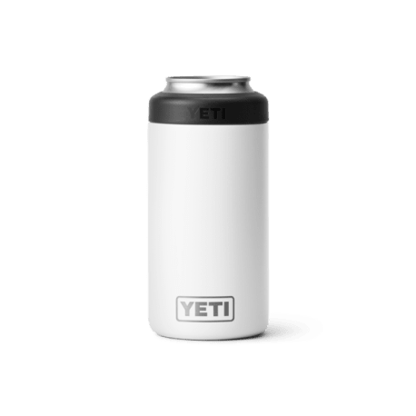 YETI Rambler White Tall Colster Can Insulator, 16 oz.