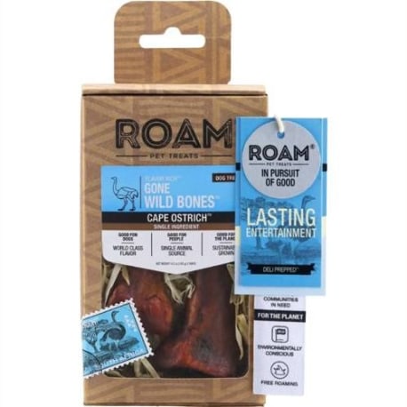 Roam Cape Ostrich Gone Wild Dog Treats, 2-Pack