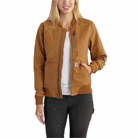 Carhartt Women's XL Brown Rugged Flex Canvas Jacket