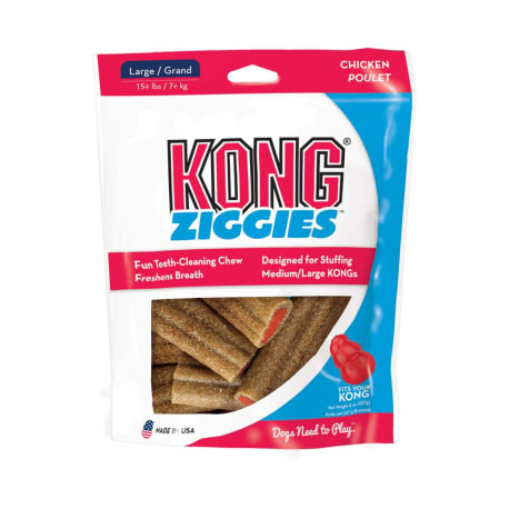 KONG Ziggies Chicken Recipe Large Chews