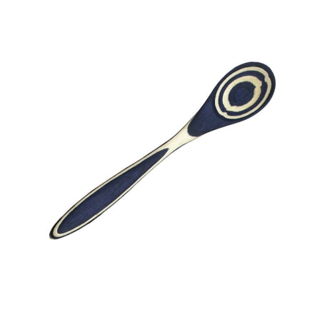 Island Bamboo Pakka Wood Blue Mini Spoon