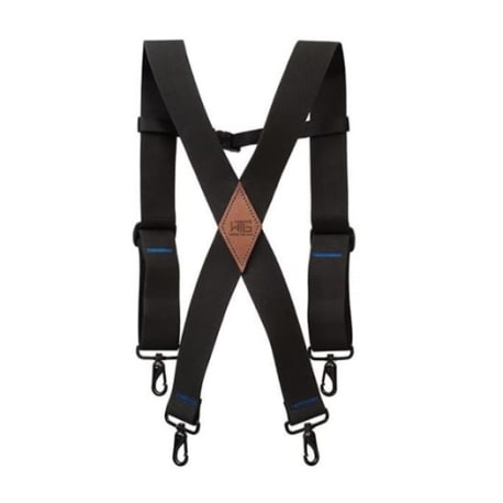 Weaver Leather Black Elastic Suspenders, 2 In.