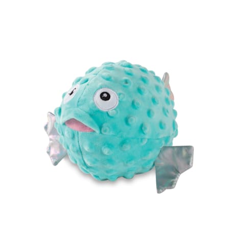 PetShop Puffed Up Bubbles Puffer Fish Dog Toy