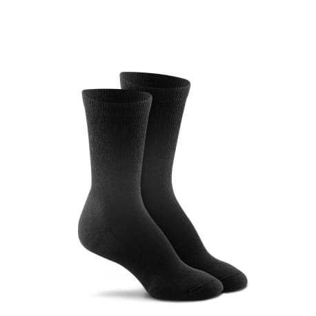 Fox River Medium Black Her Diabetic Lightweight Crew Socks, 2-Pack