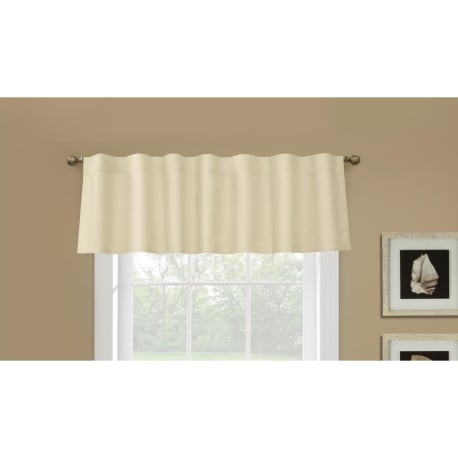 Commonwealth Home Fashions Prescott Ivory Scallop Valance