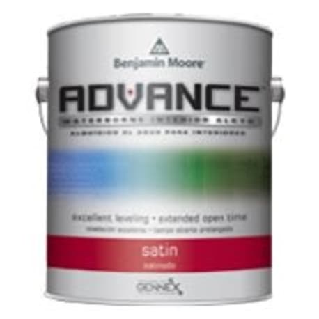 Benjamin Moore Advance Interior Satin Black Paint, Gallon