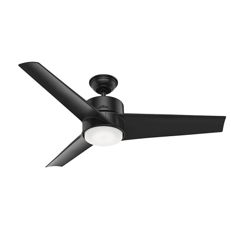 Hunter Havoc Matte Black Ceiling Fan with LED Light, 54 in.