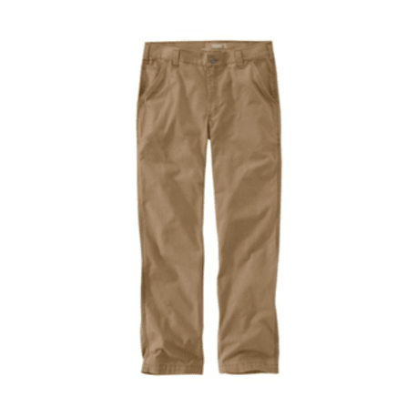 Carhartt Men's Dark Khaki Relaxed Fit Canvas Work Pants, 32x28