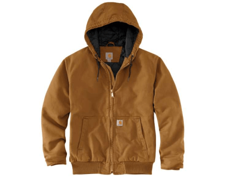 Carhartt Men's Carhartt Brown Duck Active Jacket,  Medium Regular