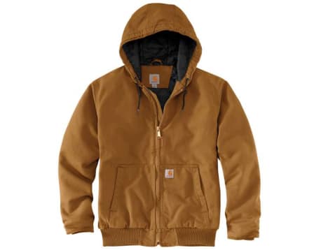 Carhartt Men's Carhartt Brown Duck Active Jacket, XL Regular