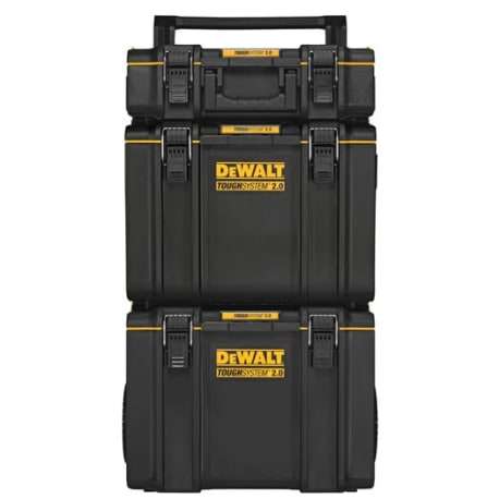 DEWALT Toughsystem Black Rolling Tower Toolbox