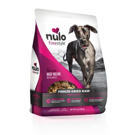 Nulo Freestyle Freeze-Dried Raw Beef with Apples Dog Food, 13 oz.