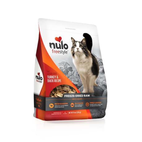 Nulo Freestyle Grain-Free Turkey & Duck Freeze-Dried Raw Cat Food, 3.5 oz.