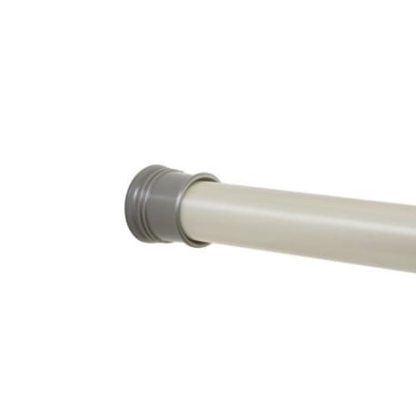 Zenith 72 in. Aluminum Brushed Nickle Straight Shower Rod