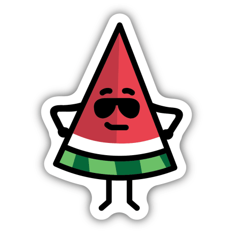 Stickers Northwest Watermelon with Sunglass Sticker