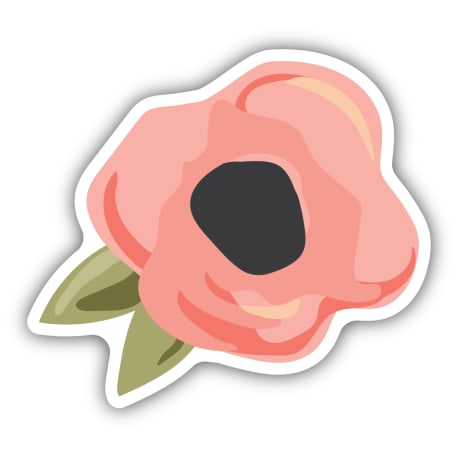 Stickers Northwest Poppy Flower Sticker