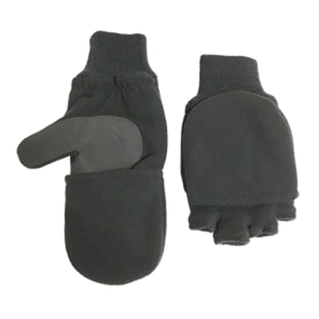 Broner Medium/Large Black Fleece Top Mittens