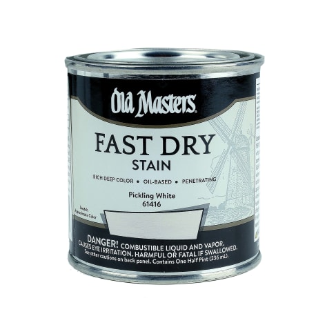 Old Masters Pickling White Fast Dry Stain, 1 Quart