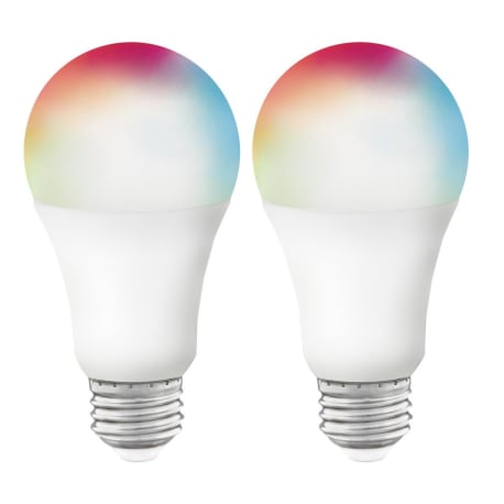 Satco 9.5 Watt A19 LED Starfish Color Changeable Wi-Fi Smart Bulb, 2-Pack