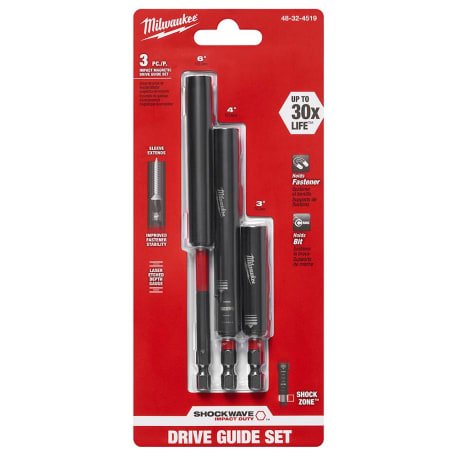 Milwaukee SHOCKWAVE™ 3-PC Impact Magnetic Drive Guide Set