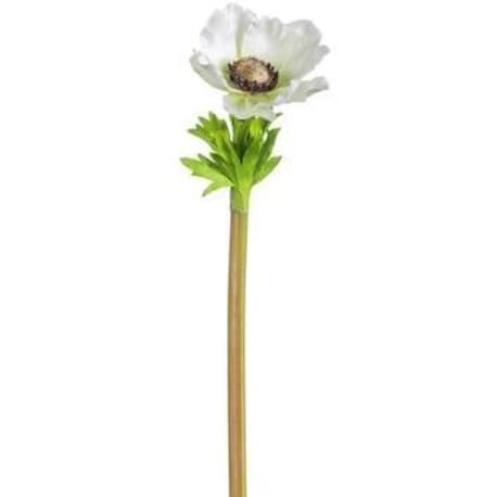 Allstate Floral White Anemone Spray, 15 in.