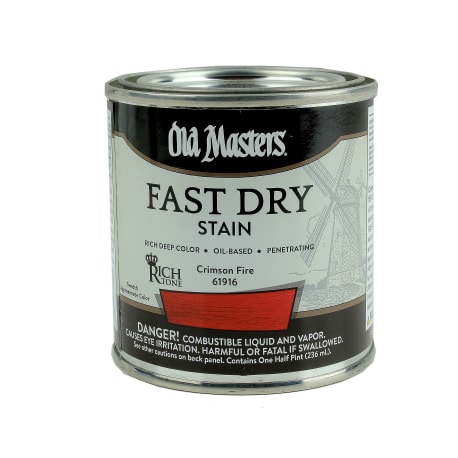 Old Masters Crimson Fire Fast Dry Stain, 1/2 Pint