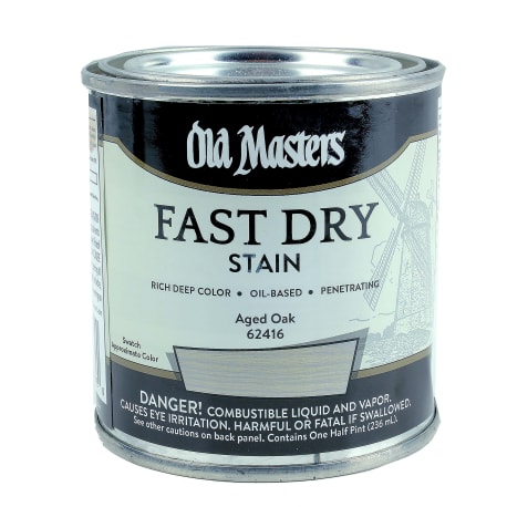 Old Masters Aged Oak Fast Dry Stain, 1/2 Pint