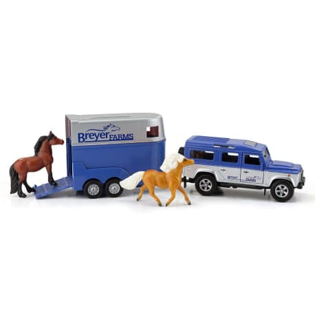 Breyer LAND ROVER® & Tag-A-Long Horse Trailer