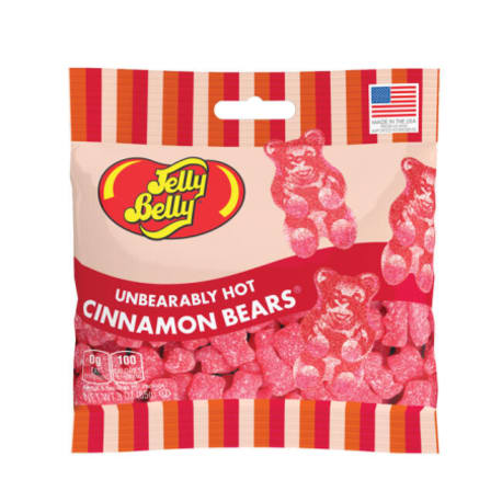 Jelly Belly Unbearably Hot Cinnamon Bears, 3 oz.