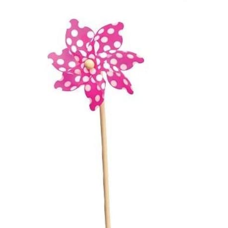 burton + BURTON Large Pink Polka Dot Pinwheel Pick