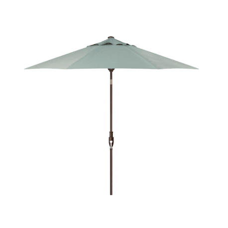 Treasure Garden Bronze Auto Tilt Octagon Umbrella with Spa Canopy, 9 ft.