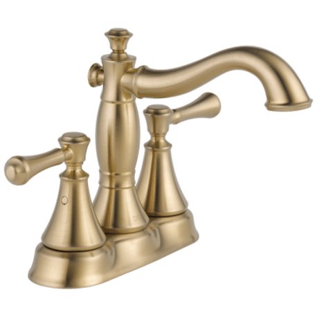 Delta Cassidy Champagne Bronze Two Handle Centerset Bathroom Faucet