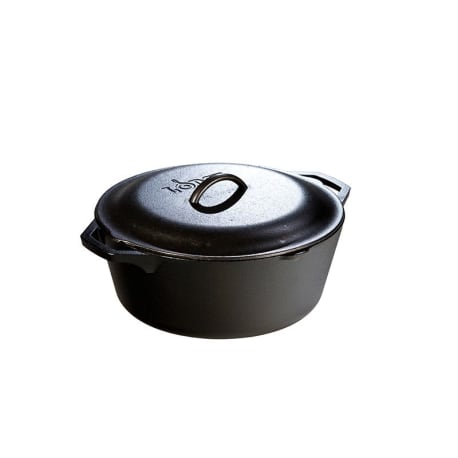 Lodge Cast Iron Dutch Oven, 7 Quart