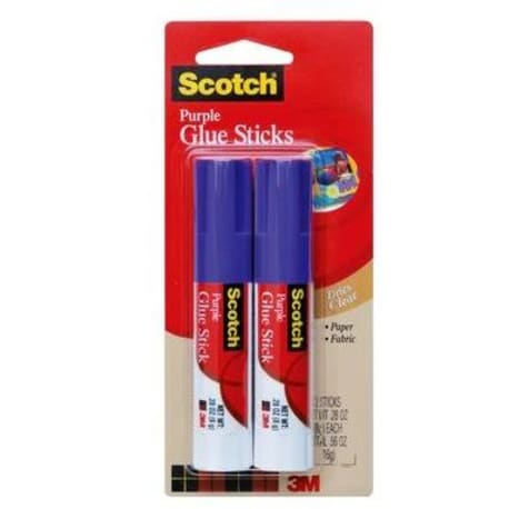 Scotch Purple Glue Stick, 2-Pack