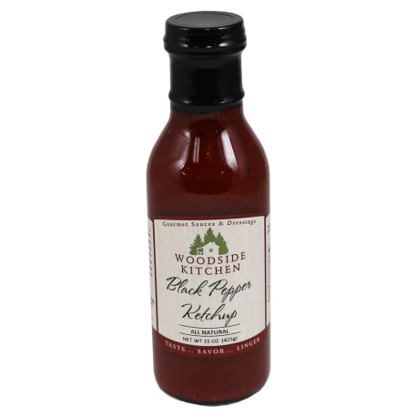 Woodside Kitchen Black Pepper Ketchup, 15 oz.