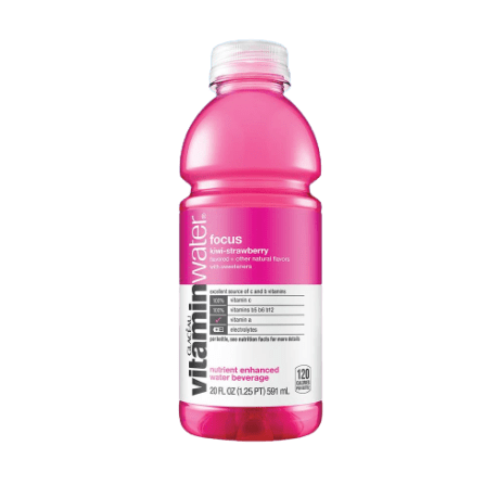 Vitamin Water Focus Kiwi Strawberry Vitamin Water, 20 oz.