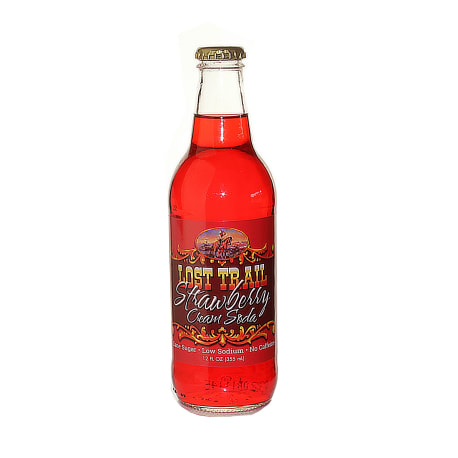 Lost Trail Strawberry Cream Soda, 12 oz.