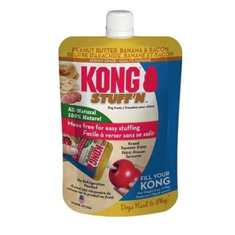 KONG Stuff 'N Peanut Butter, Banana & Bacon Squeeze, 6 oz.