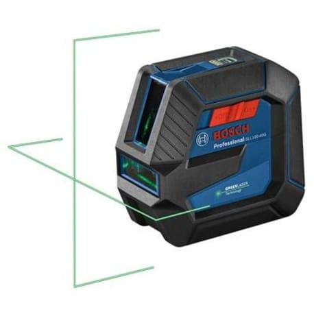 Bosch GLL100-40G Green Beam Self-Leveling Cross-Line Laser