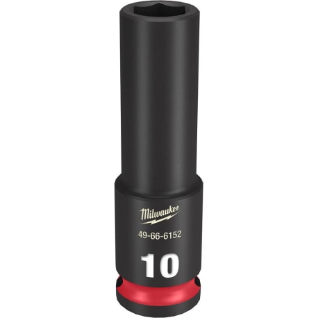 Milwaukee SHOCKWAVE™ Impact Duty™ 3/8" Drive 10-mm Deep 6 Point Socket