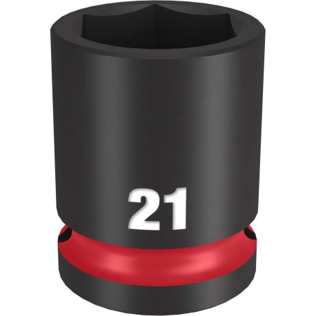 Milwaukee SHOCKWAVE™ Impact Duty™ 1/2" Drive 21-mm 6 Point Socket