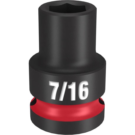 Milwaukee SHOCKWAVE™ Impact Duty™ 1/2" Drive 7/16" 6 Point Socket