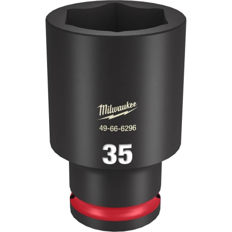 Milwaukee SHOCKWAVE™ Impact Duty™ 1/2" Drive 35-mm Deep 6 Point Socket