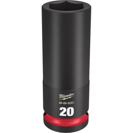 Milwaukee SHOCKWAVE™ Impact Duty™ 1/2" Drive 20-mm Deep 6 Point Socket