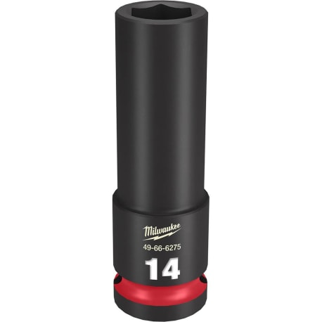 Milwaukee SHOCKWAVE™ Impact Duty™ 1/2" Drive 14-mm Deep 6 Point Socket